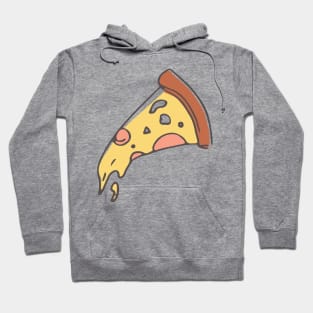 Cartoon Soggy Pizza 90s Style Hoodie